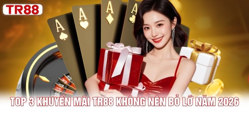 Top 3 khuyến mãi TR88 không nên bỏ lỡ năm 2026 Top 3 khuyến mãi TR88 không nên bỏ lỡ năm 2026